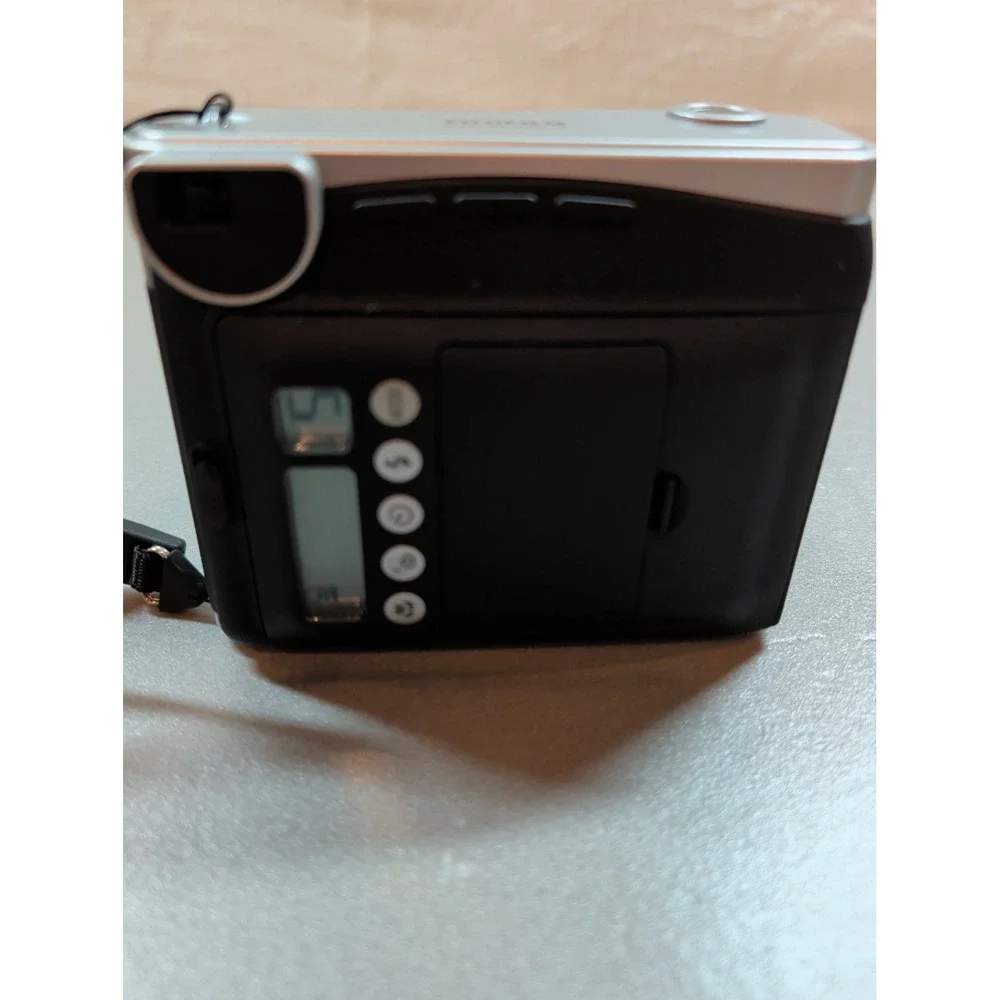 Fujifilm Instax Mini 90 Neo Classic Instant Film Camera Silver Black Bundle